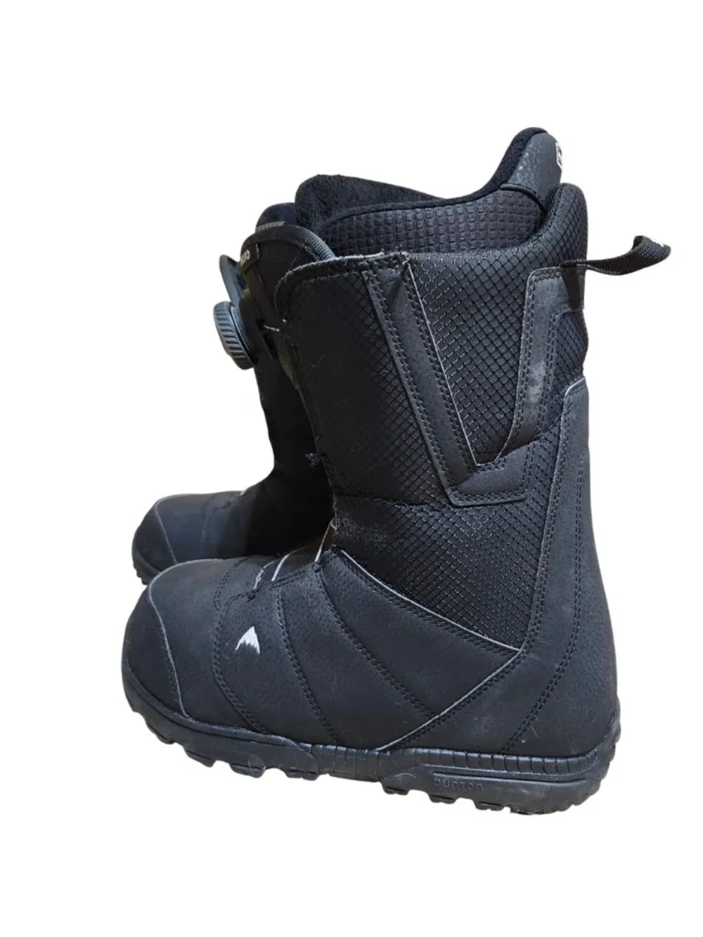 Burton Mens Size 7.5|Women's 9 Moto BOA Snowboard Boots Black Soft Flex - Picture 3 of 11